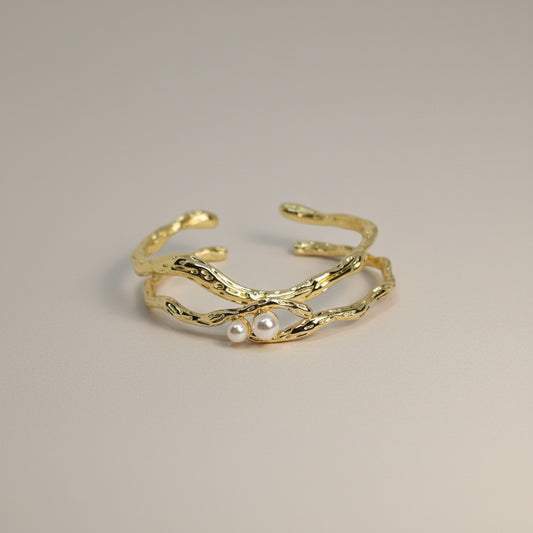 Pearl Wave Cuff