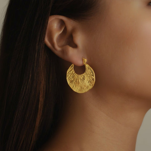 Stone Carved Hoops