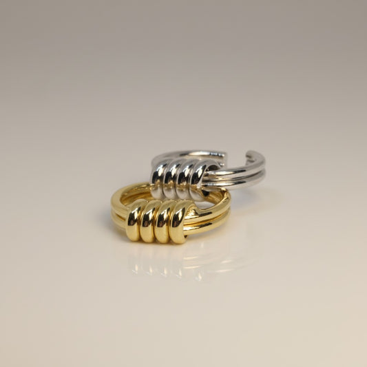 Silver Layers Ring