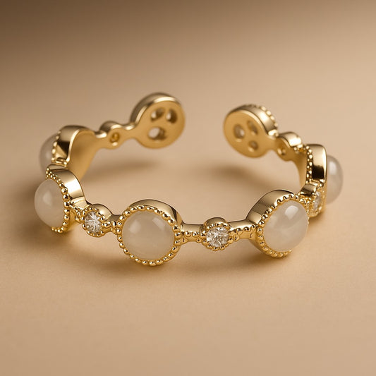 Gold Crystal Ring
