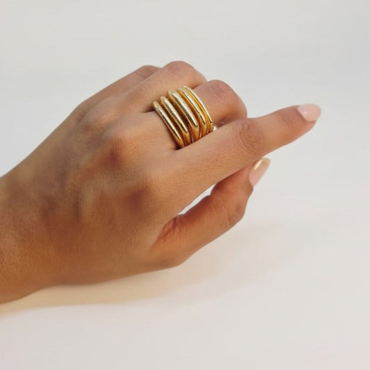 Ripple Stack Ring