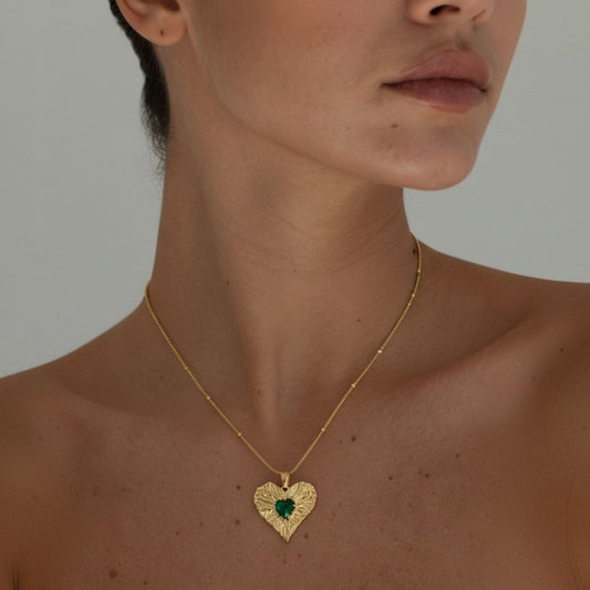 Emerald Ember Heart