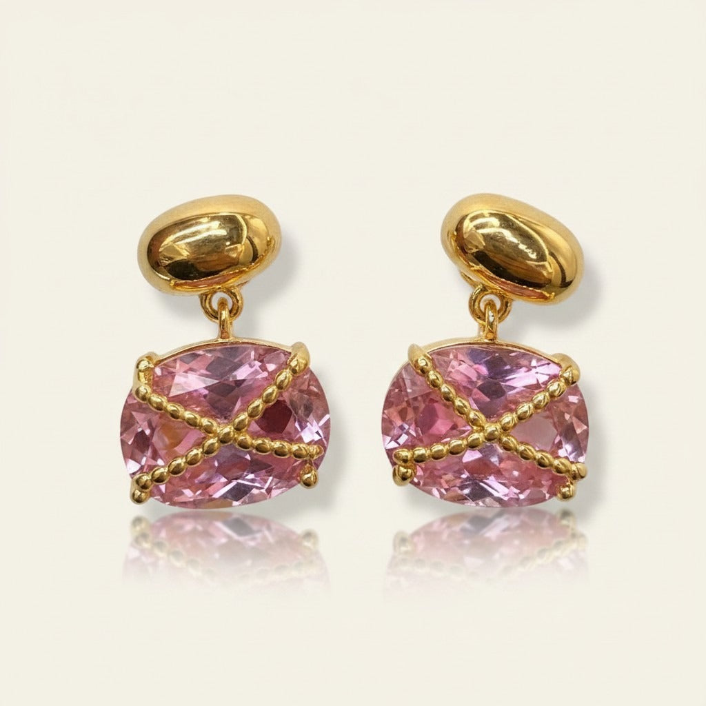 Royal Rose Sparkle Earrings