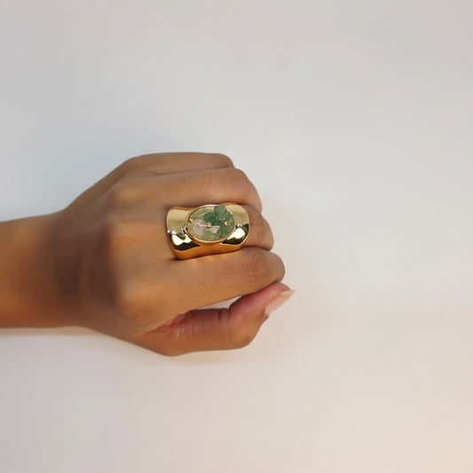 Forest Stone Ring