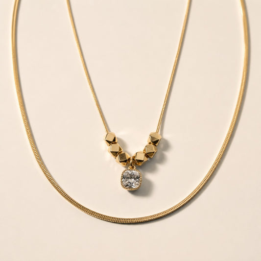 Crystal Drop Necklace