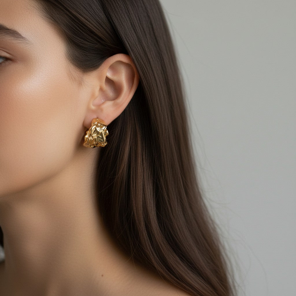 Molten Gold Hoops