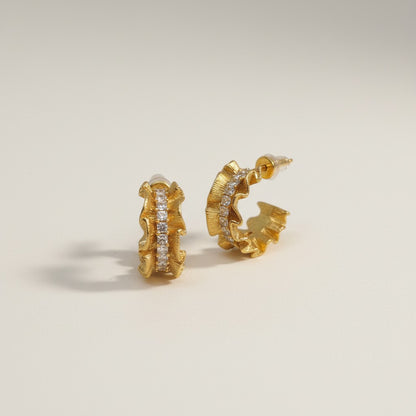 Twinkle Edge Hoops