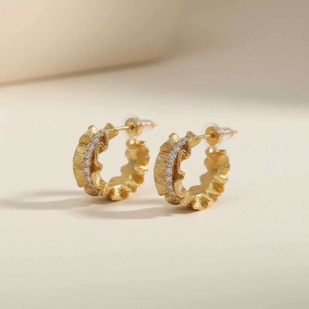 Twinkle Edge Hoops