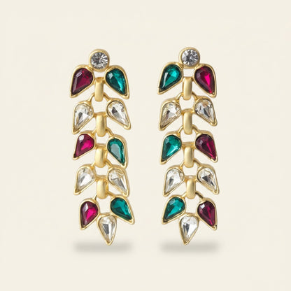 Royal Leaf Trail Earrings