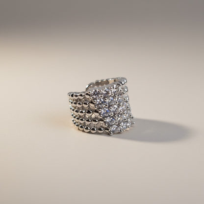 Crystal Mesh Ear Cuff