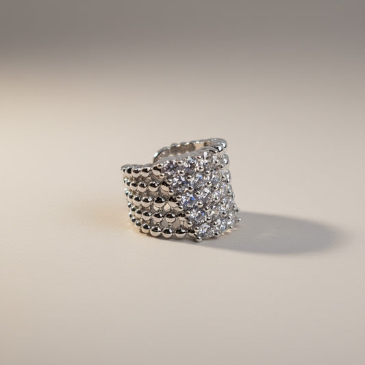 Crystal Mesh Ear Cuff