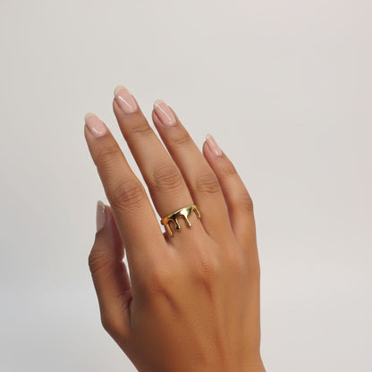 Crown Twig Ring