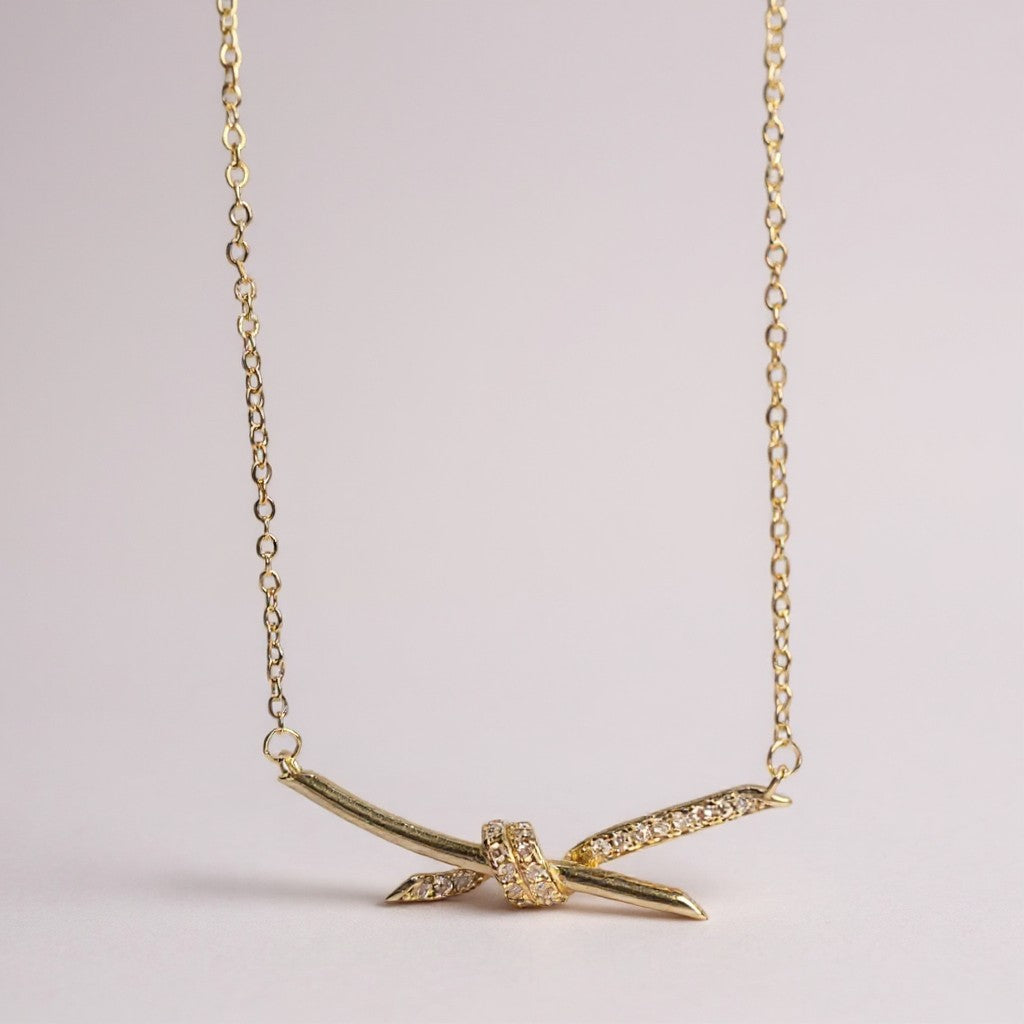 Twisted Spark Necklace