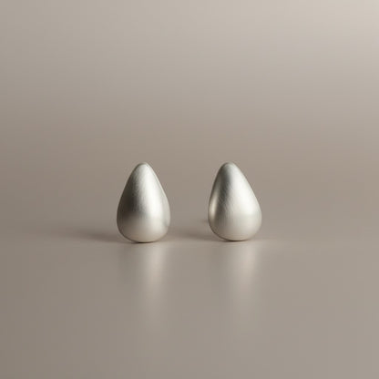 Silver Dew Drop Earrings