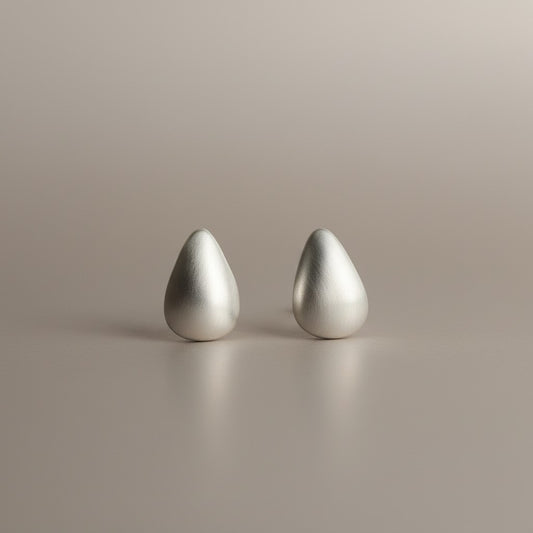 Silver Dew Drop Earrings