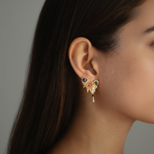 melted heart Earrings
