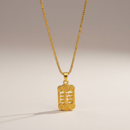Abacus Luck Pendant