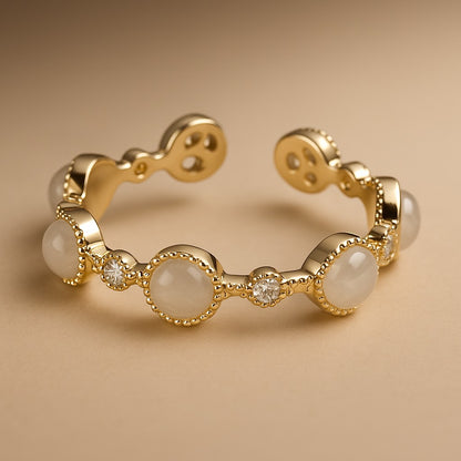 Gold Crystal  Ring