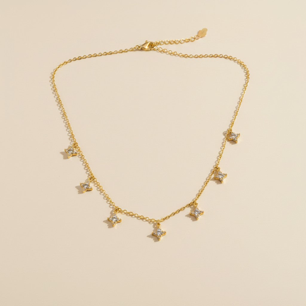 Twinkle Butterfly Charm Necklace