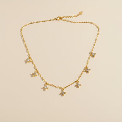 Twinkle Butterfly Charm Necklace