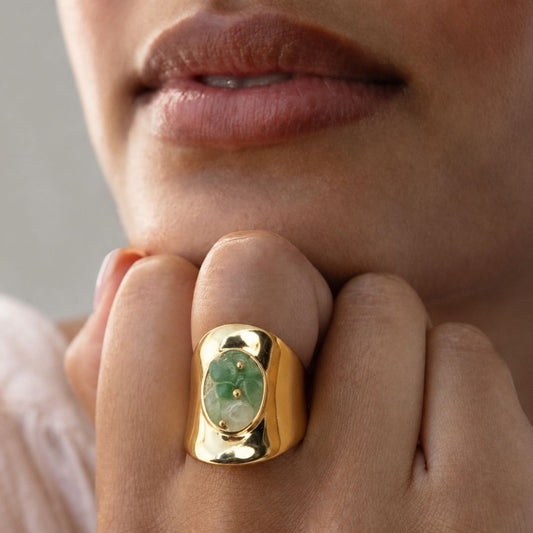 Forest Stone Ring