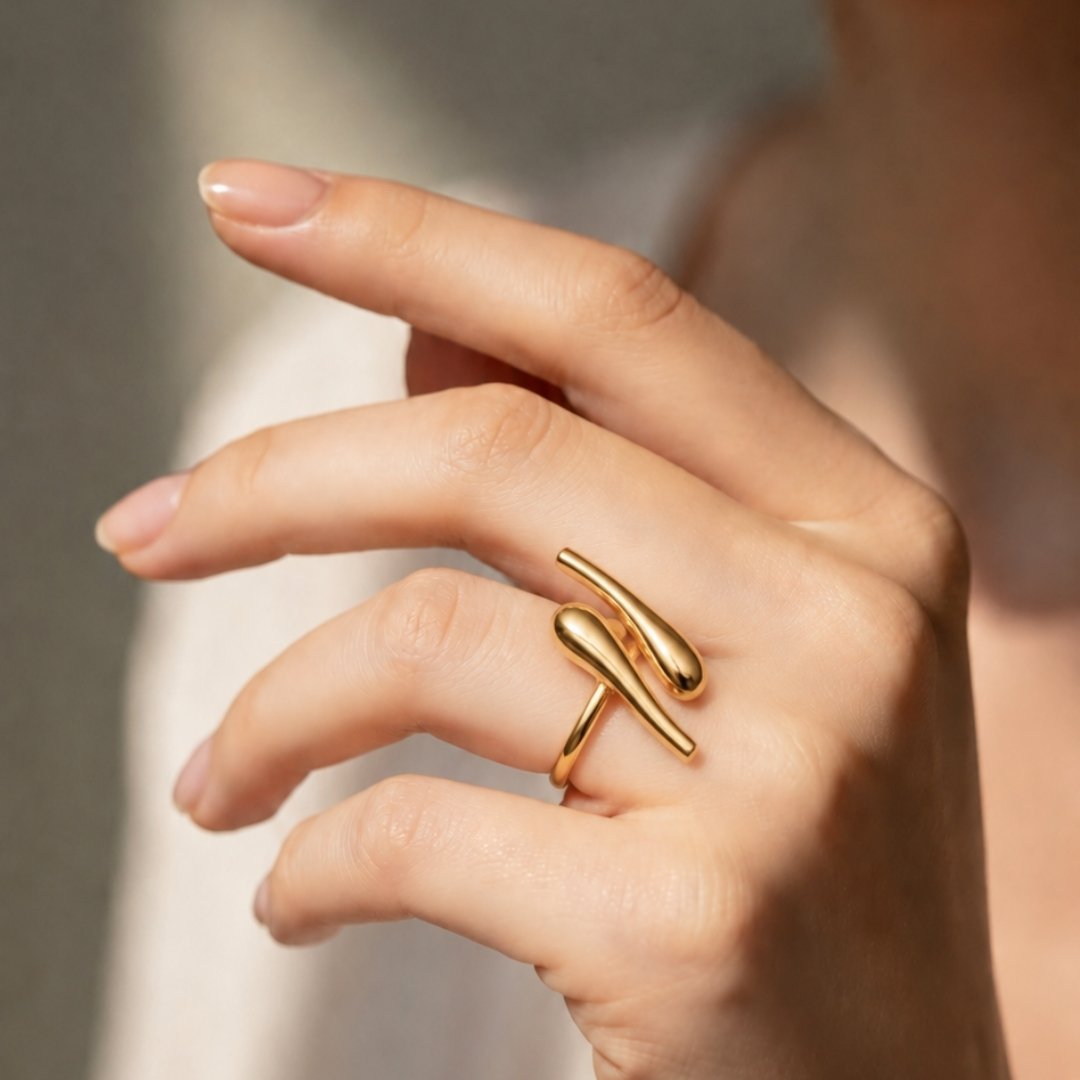 Liquid Gold Ring