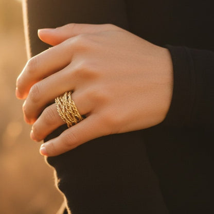 Chain Stack Ring
