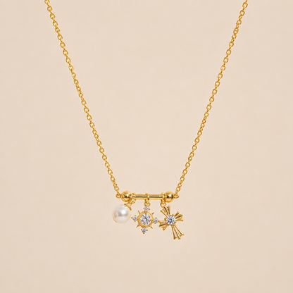 Starlit Snowflake Necklace