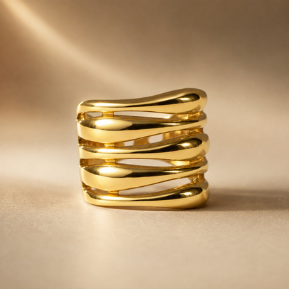 Golden Layer Ring