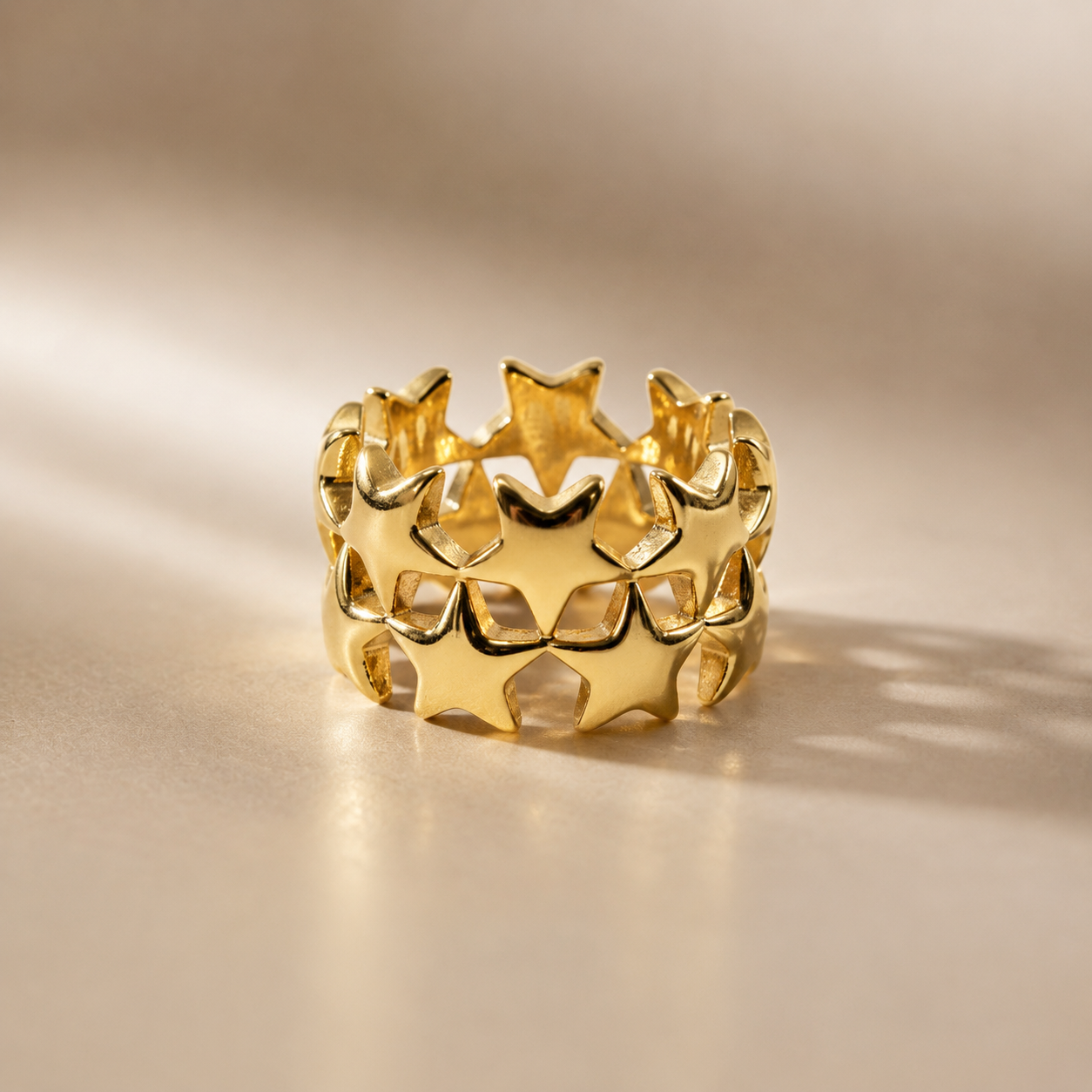 Golden Star Ring
