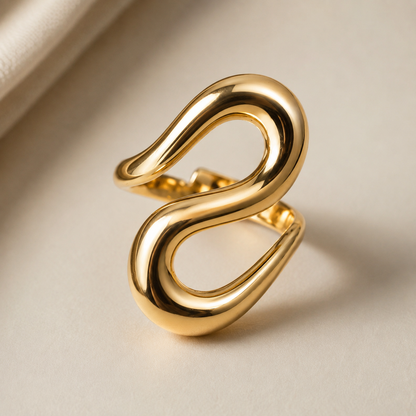 S Curve Ring