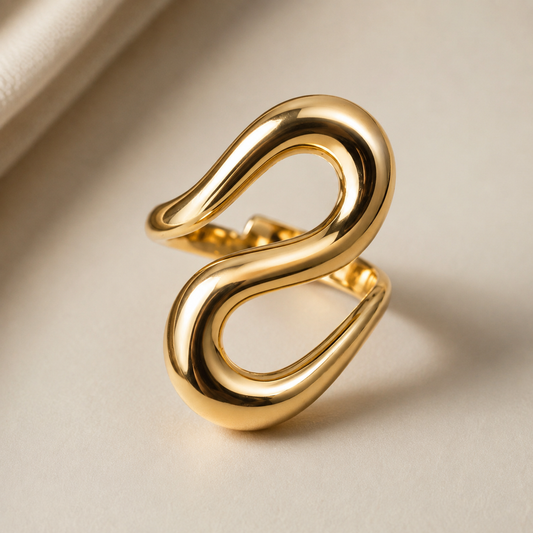 S Curve Ring