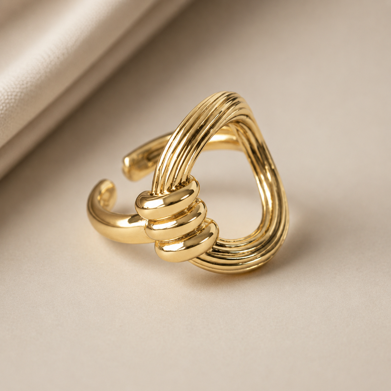 Golden Wrap Ring