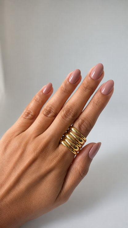 Golden Layer Ring