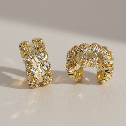 Luxe Radiance golden ear Cuff