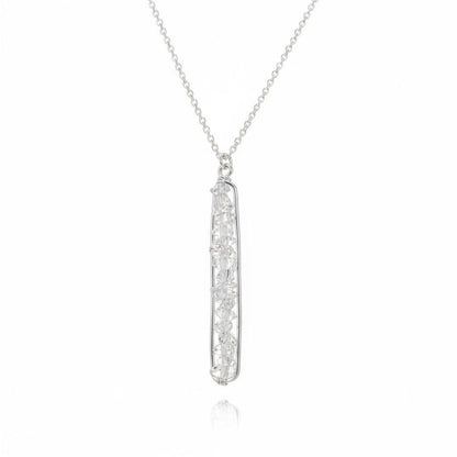 Crystal Bar Necklace