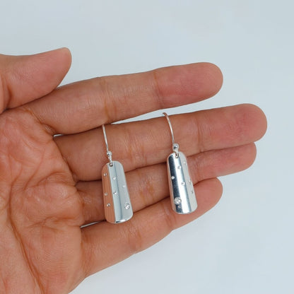 Studded Panel Earrings