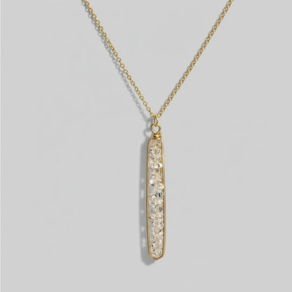Crystal Bar Necklace