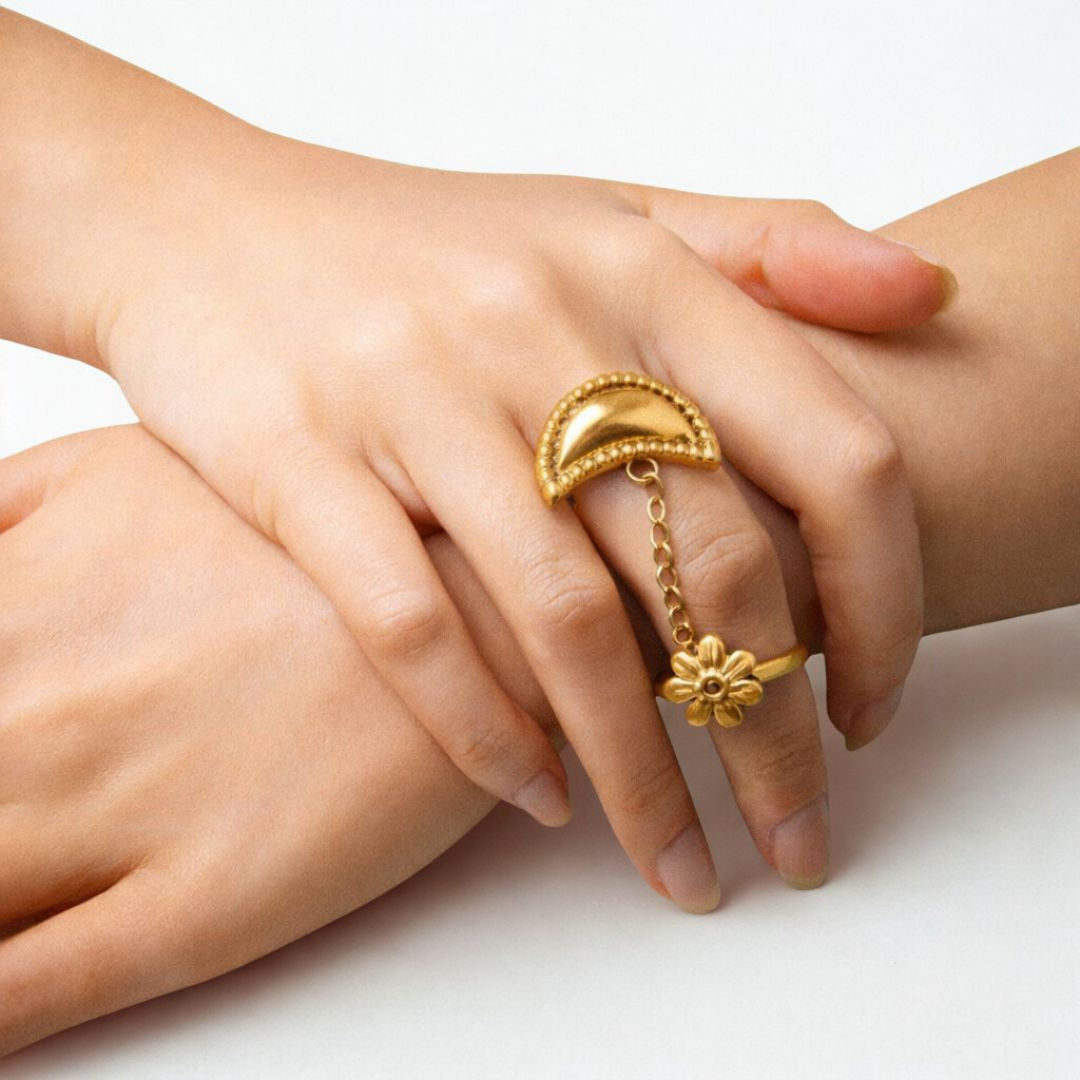 Moonlace ring