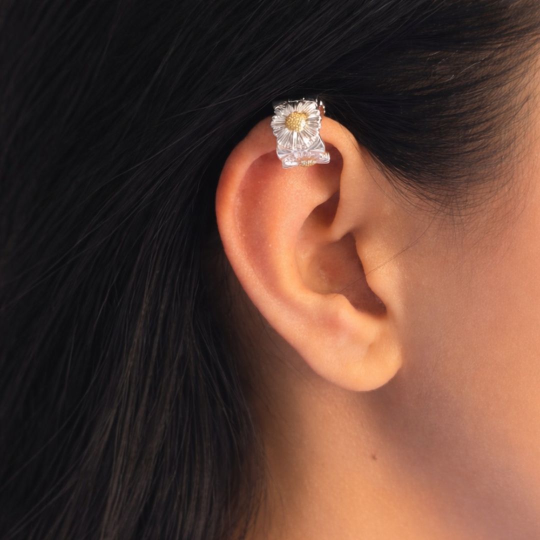 Floral Aura Ear Cuff