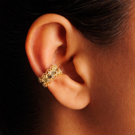Luxe Radiance golden ear Cuff