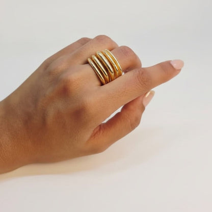 Ripple Stack Ring