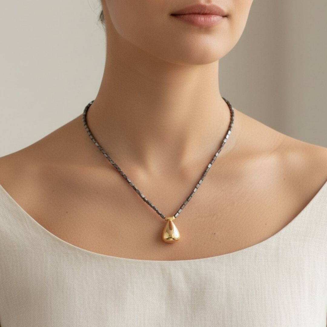 Midnight Drop Necklace