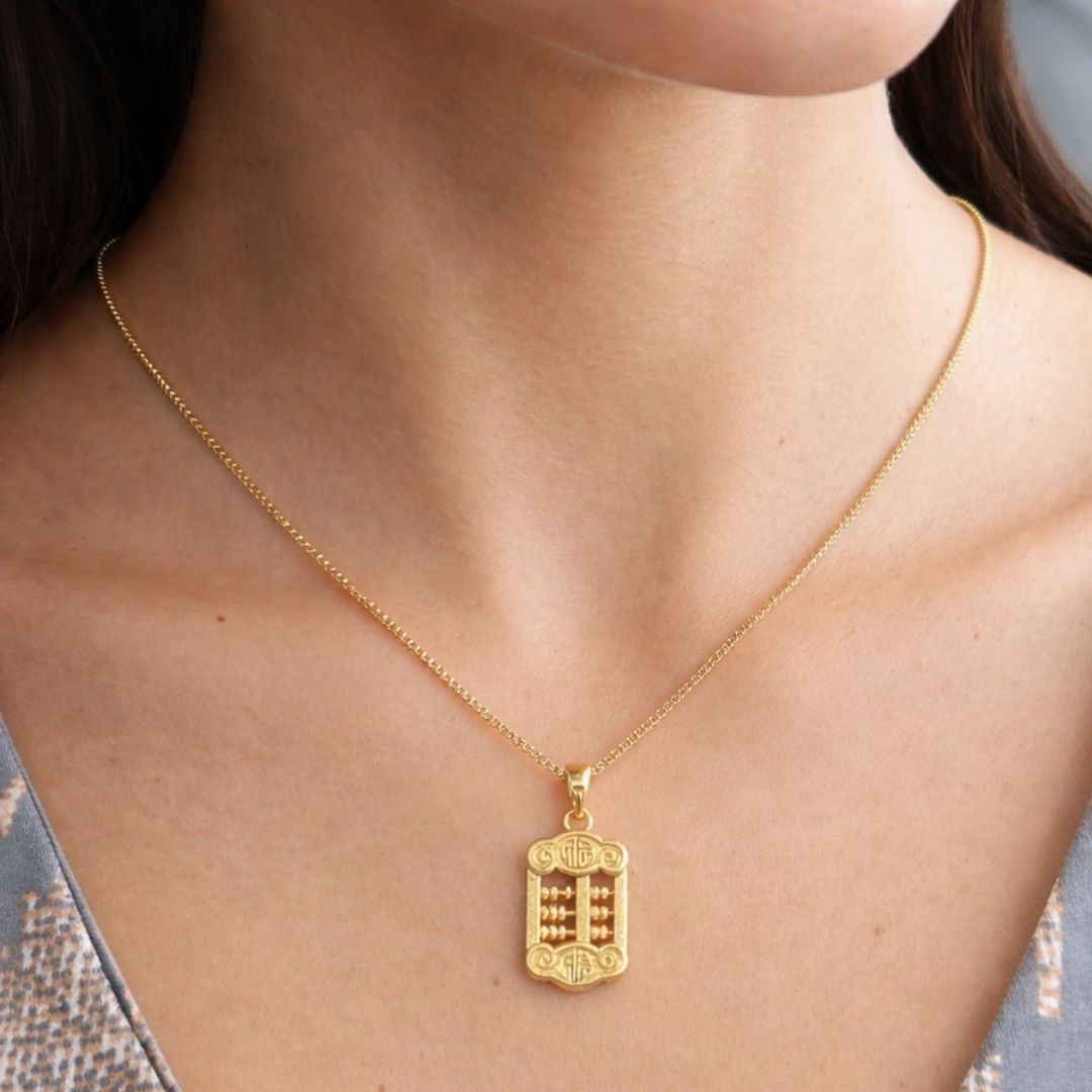 Abacus Luck Pendant