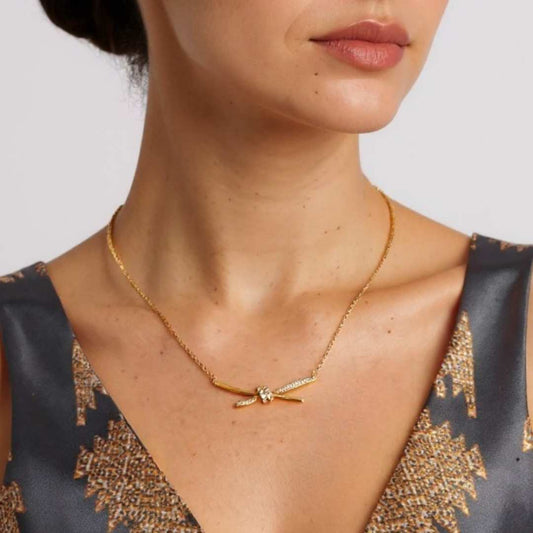 Twisted Spark Necklace