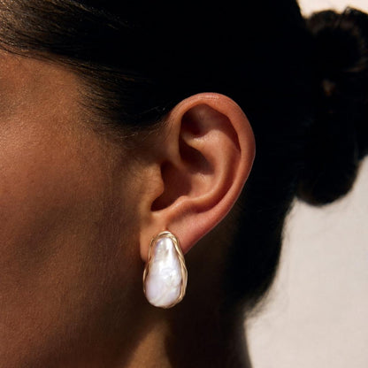 Baroque Pearl Studs