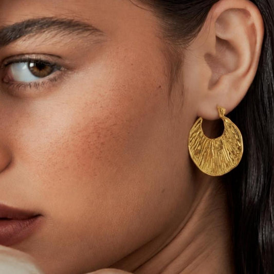 Stone Carved Hoops