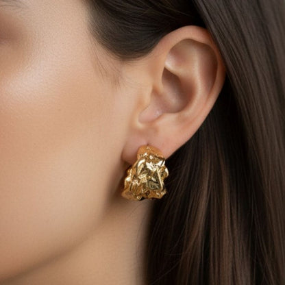 Molten Gold Hoops