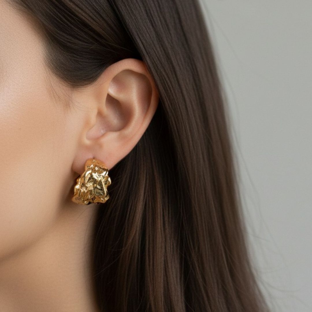 Molten Gold Hoops