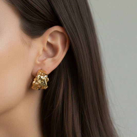 Molten Gold Hoops